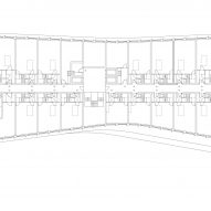 Second floor plan of Amsterdam Overhoeks by Studioninedots