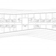 Sixth floor plan of Amsterdam Overhoeks by Studioninedots
