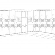 Third floor plan of Amsterdam Overhoeks by Studioninedots