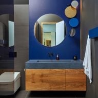 Bathroom of Berlin penthouse designed by Coordination and Flip Sellin