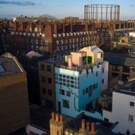 Rooftop extension to FAT's Blue House revealed in drone film