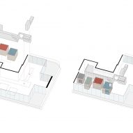 Isometric drawings of Panorama Penthouse by Bureau Fraai