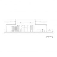 Section drawing of Panorama Penthouse by Bureau Fraai
