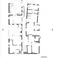 Second floor plan of Cool House