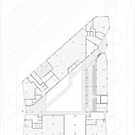 Floor plan of Dockley Apartments in London by Studio Woodroffe Papa and Poggi Architecture