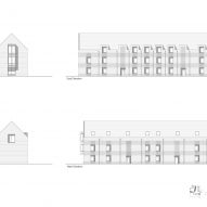 Elevation drawings of Stephen Taylor Court by FCBStudios