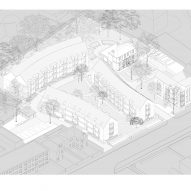 Isometric drawing of Stephen Taylor Court by FCBStudios