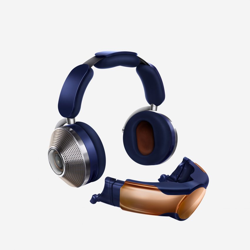 A headset with visor by Dyson