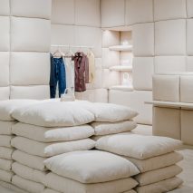Jacquemus store with pillows