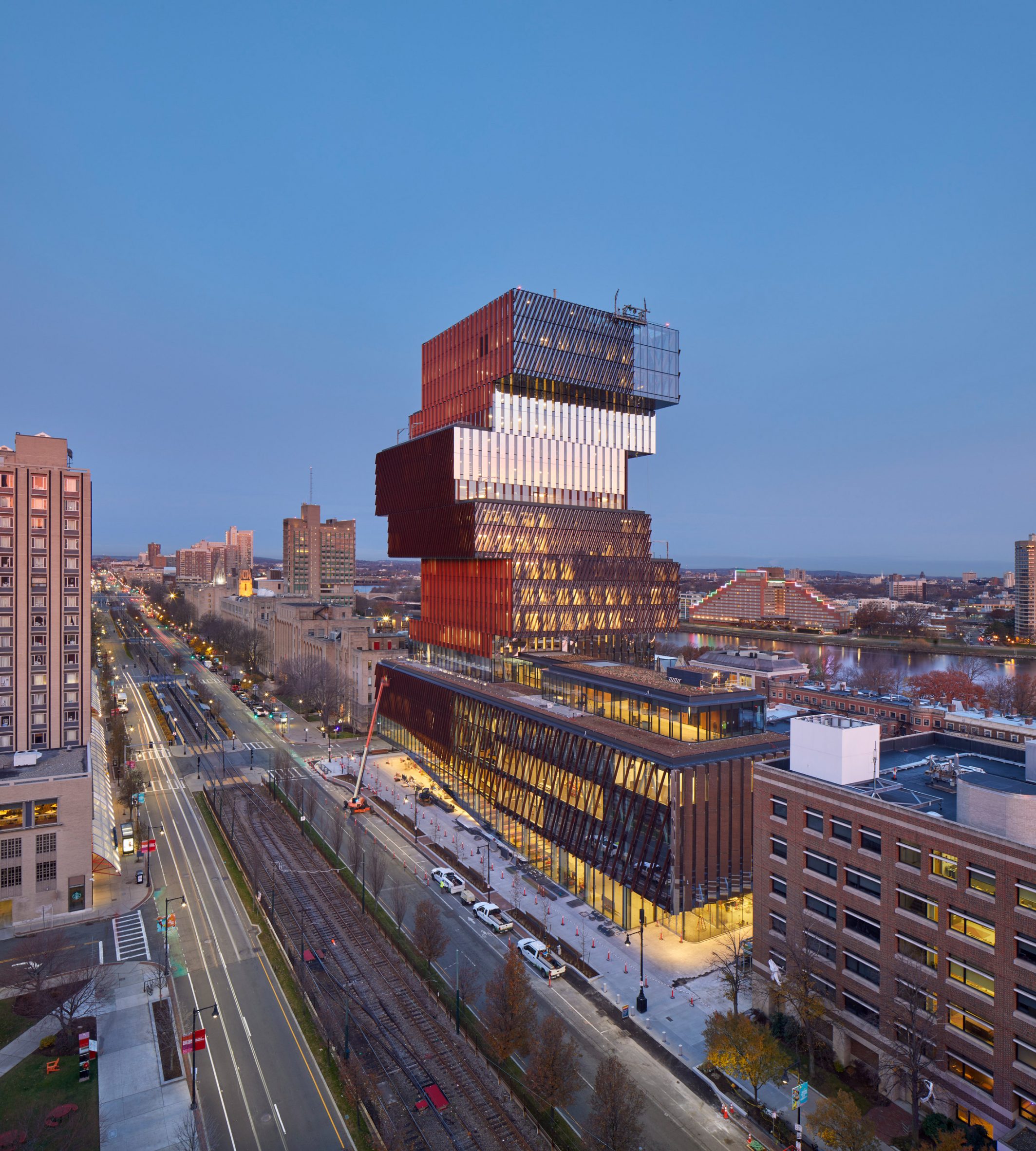 KPMB Architects unveils “vertical campus” at Boston University Designlab