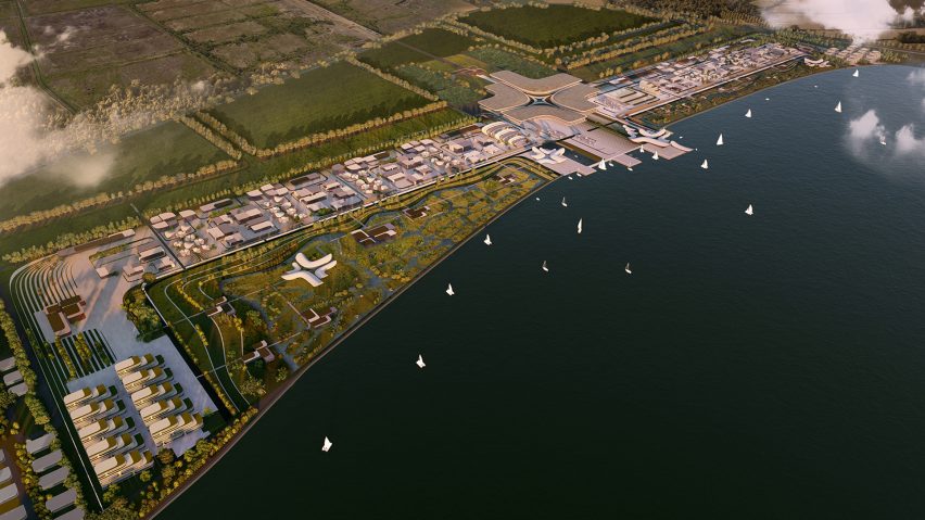 View of proposed Odesa Expo 2030 masterplan