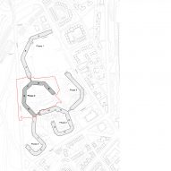 Site plan of Park Hill estate in Sheffield