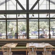 Interior of Parramatta Park Pavilion by Sam Crawford Architects