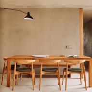 Dining room in Pateos houses by Manuel Aires Mateus