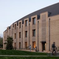 Feilden Clegg Bradley Studios creates Passivhaus student housing crescents in Cambridge