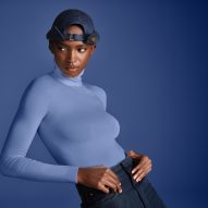 Stephen Jones collaborates with G-Star Raw to create couture denim hats
