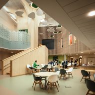 Image of a communal space at The Deaf Academy by Stride Treglown