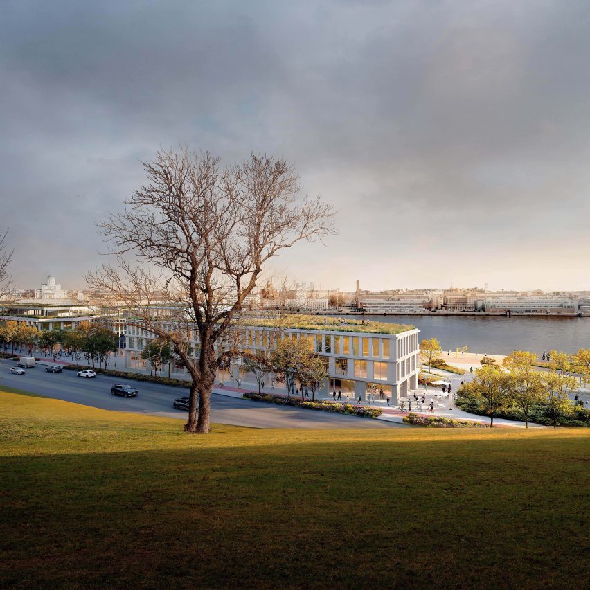 White Arkitekter and K2S Architects' Saaret proposal for Makasiiniranta waterfront in Helsinki