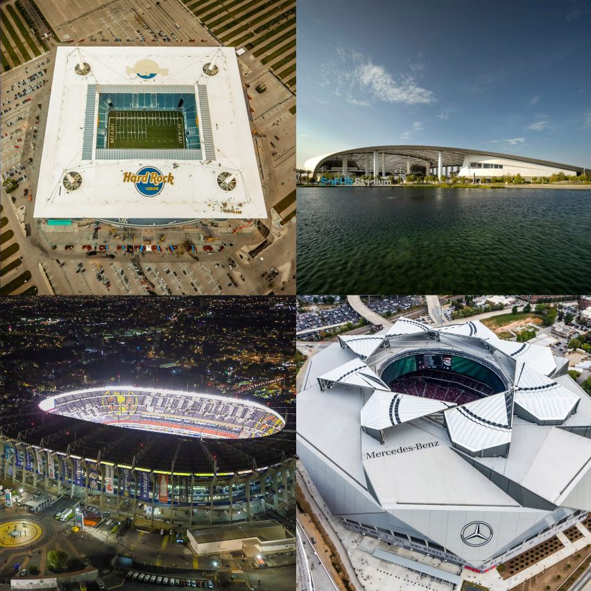 Sixteen stadiums set to host games at the World Cup 2026 Free Autocad