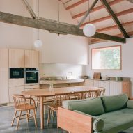 Interior of Wraxall Yard homes by Clementine Blakemore Architects