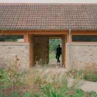 Exterior of Wraxall Yard homes by Clementine Blakemore Architects
