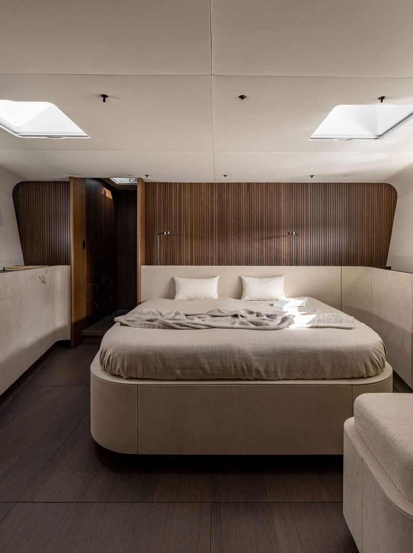 Bedroom of Y9 Yacht by Y Yachts