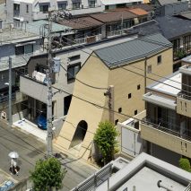 Aerial view of A Japanese Manga Artist's House by Tan Yamanouchi & AWGL