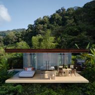 Formafatal creates series of rammed earth structures in Costa Rica