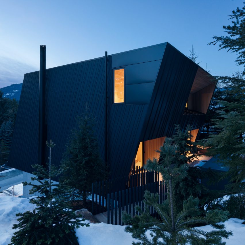 BattersbyHowat balances metal-clad cabin on a mountainside
