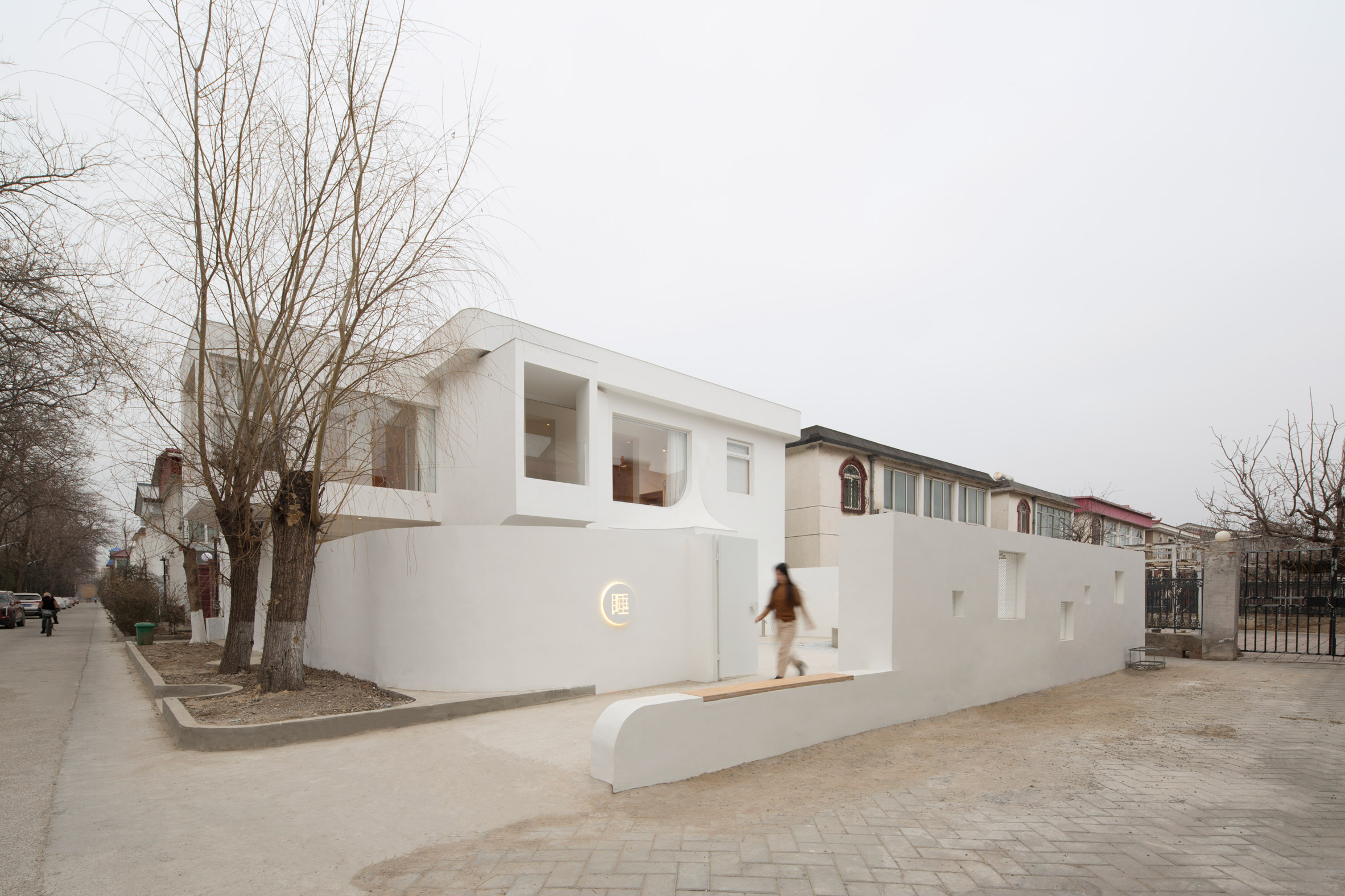 Exterior of the Sleeping Lab hotel by Atelier d'More