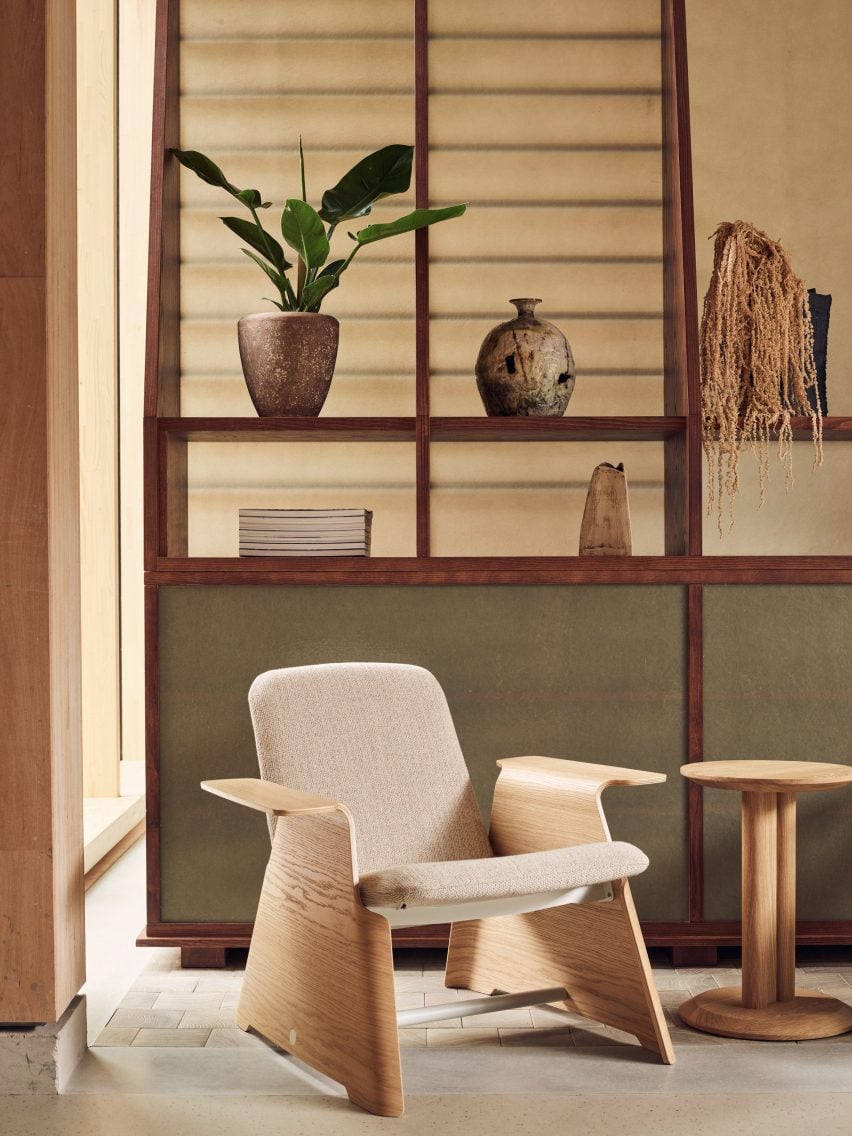 Wooden furniture in interior by Daytrip
