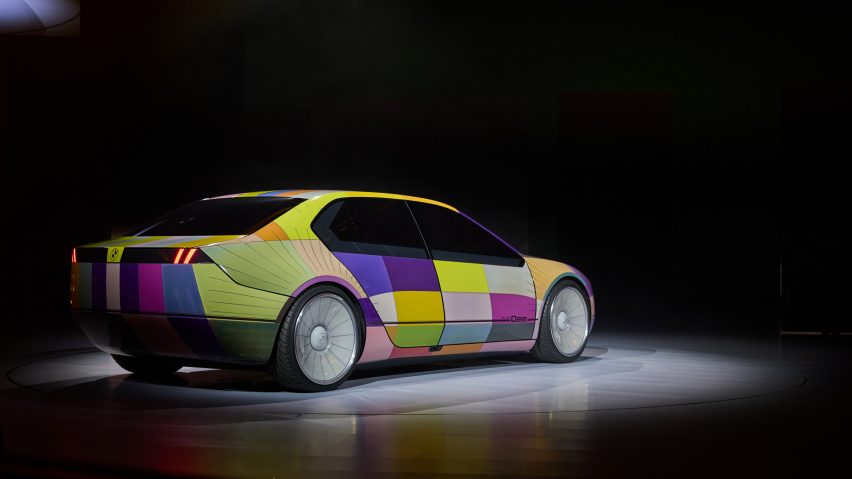 BMW colour-changing car