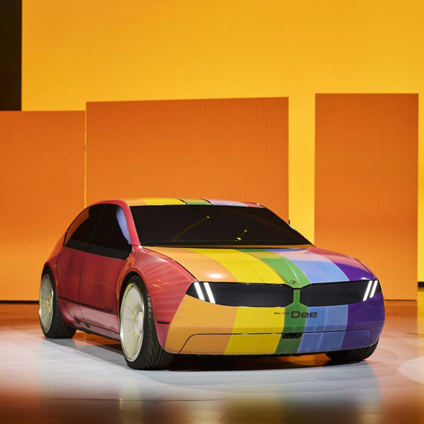 BMW colour-changing car