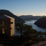 Exterior of Bolder Star Lodges in Norway by Snøhetta and Vipp