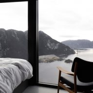 Interior of Bolder Star Lodges in Norway by Snøhetta and Vipp