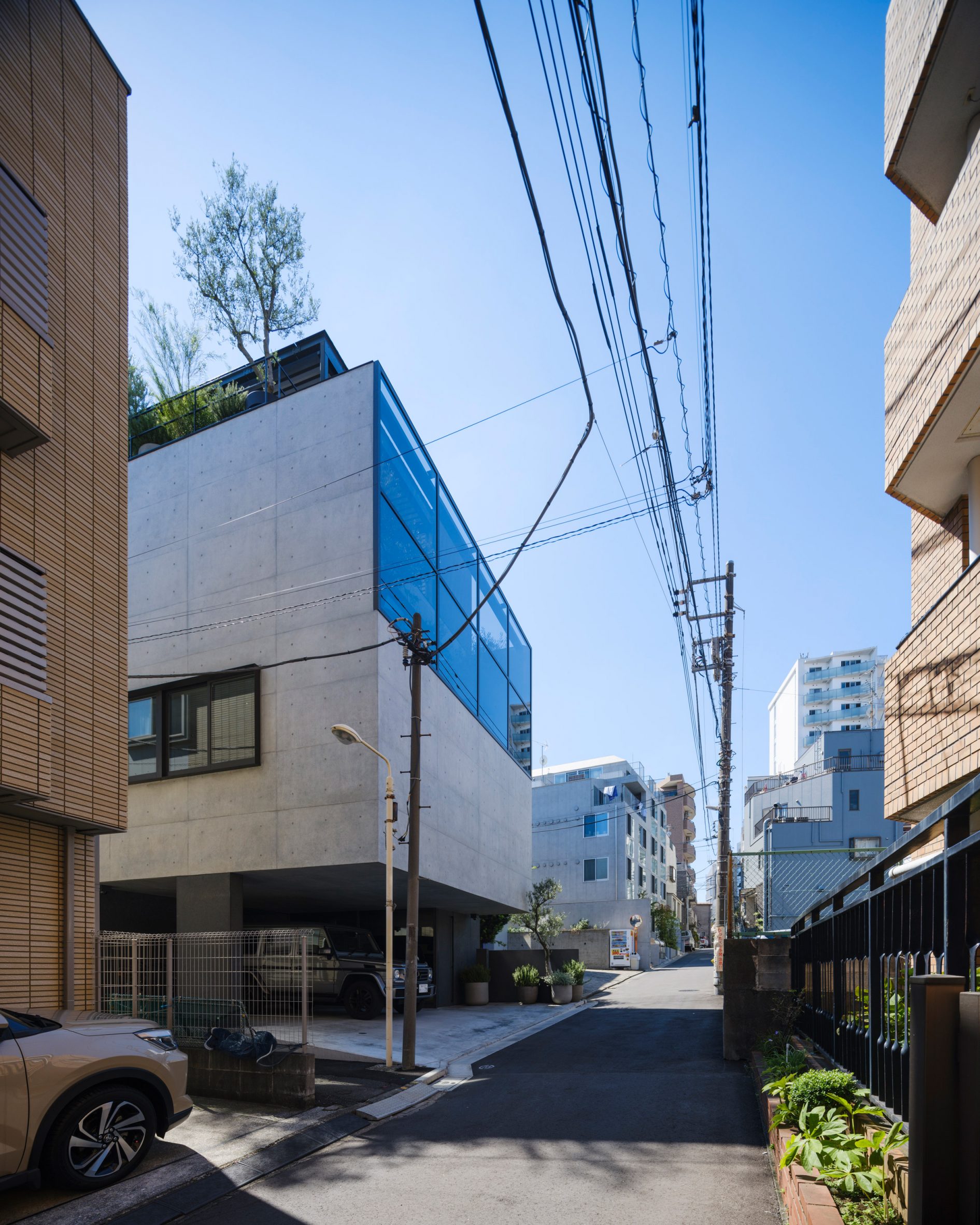 Residential street in Tokyo