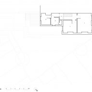 First floor plan, before completion of the refurbishment