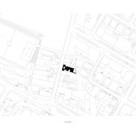 Site plan of Forte House by Pema Studio in Santo Tirso