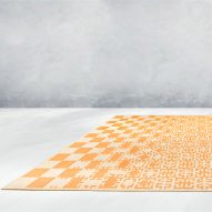 Grid rug by Professor Craig S Kaplan for Azmas Rugs