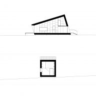 Sections of Straw Flea House by Juri Troy