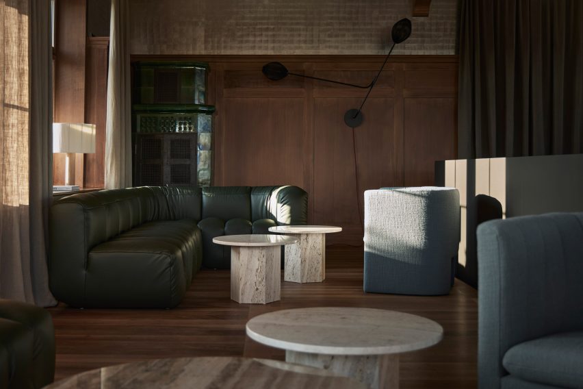 A lounge area interior by Space Copenhagen