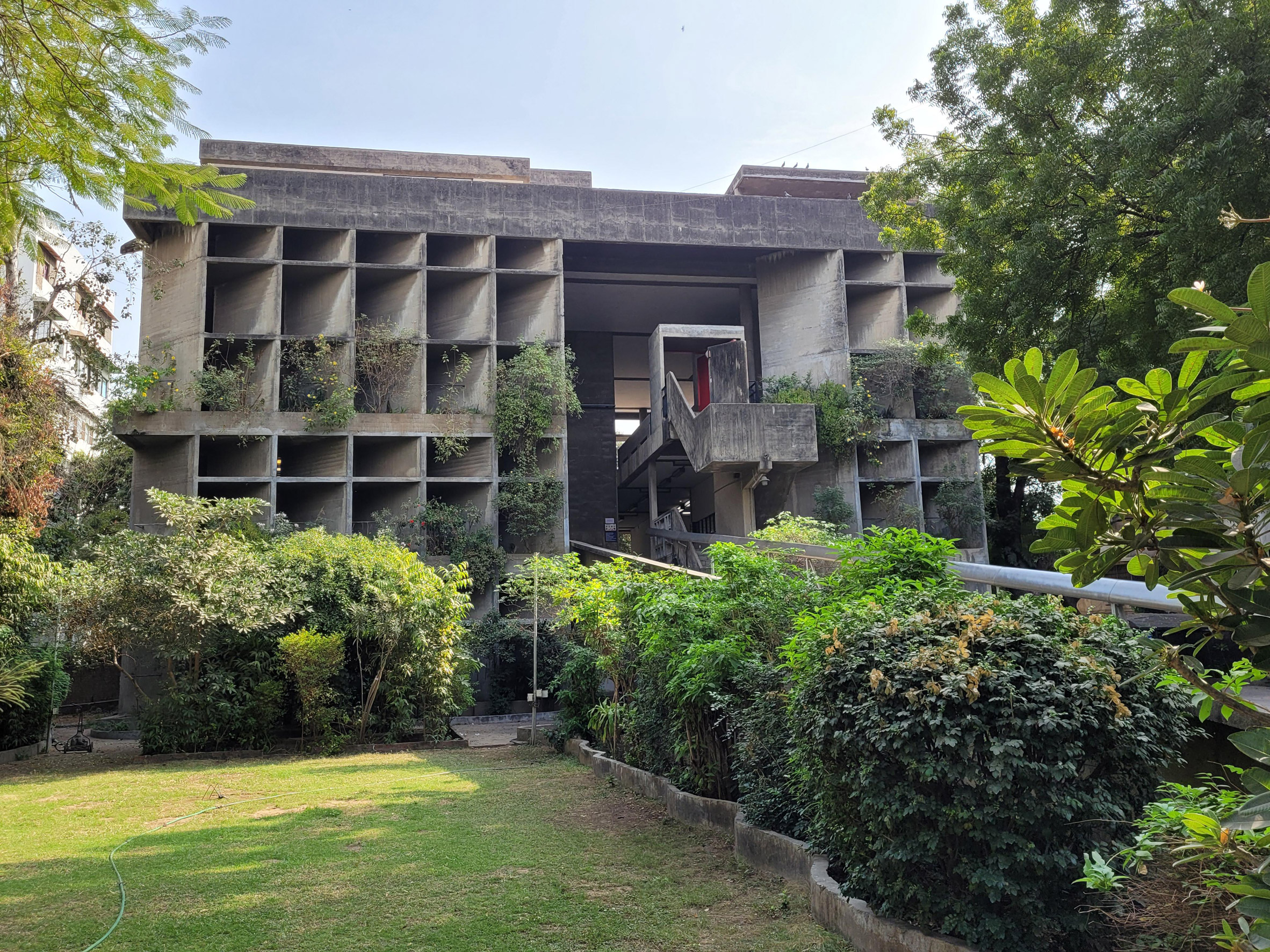 Mill Owners' Association Building in India by Le Corbusier