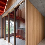 Interior of Na Rade House by NOIZ architekti