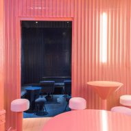 Pink room in Naked and Famous bar by Lucas y Hernández-Gil