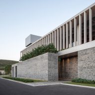 Exterior of Ningwu Oatmeal Factory in China by JSPA Design