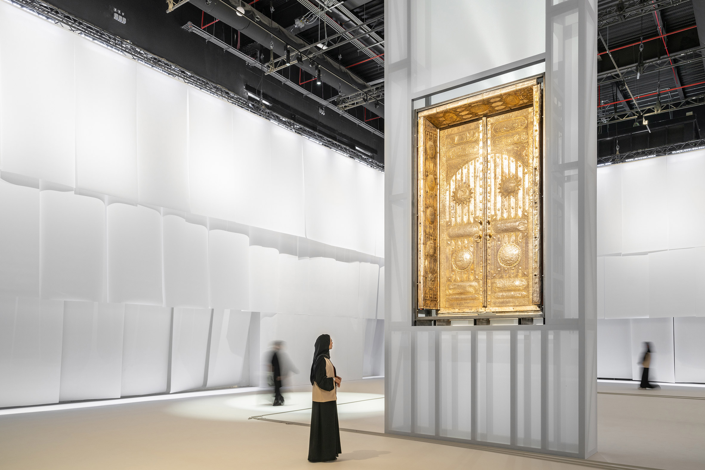 The first door of the Kaaba in an exhibition