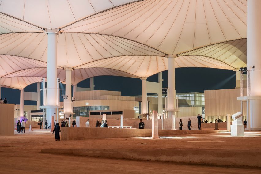 Biennale within in SOM-designed Western Hajj Terminal at King Abdulaziz International Airport