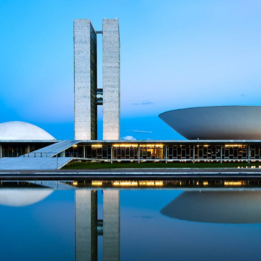 Brazil National Congress by Oscar Neimeyer