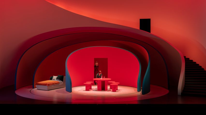 Moving elements of Pierre Yovanovitch set design for Basel Opera
