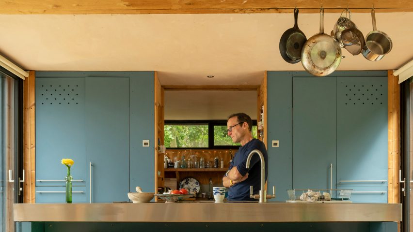 Piers Taylor in his home Moonshine